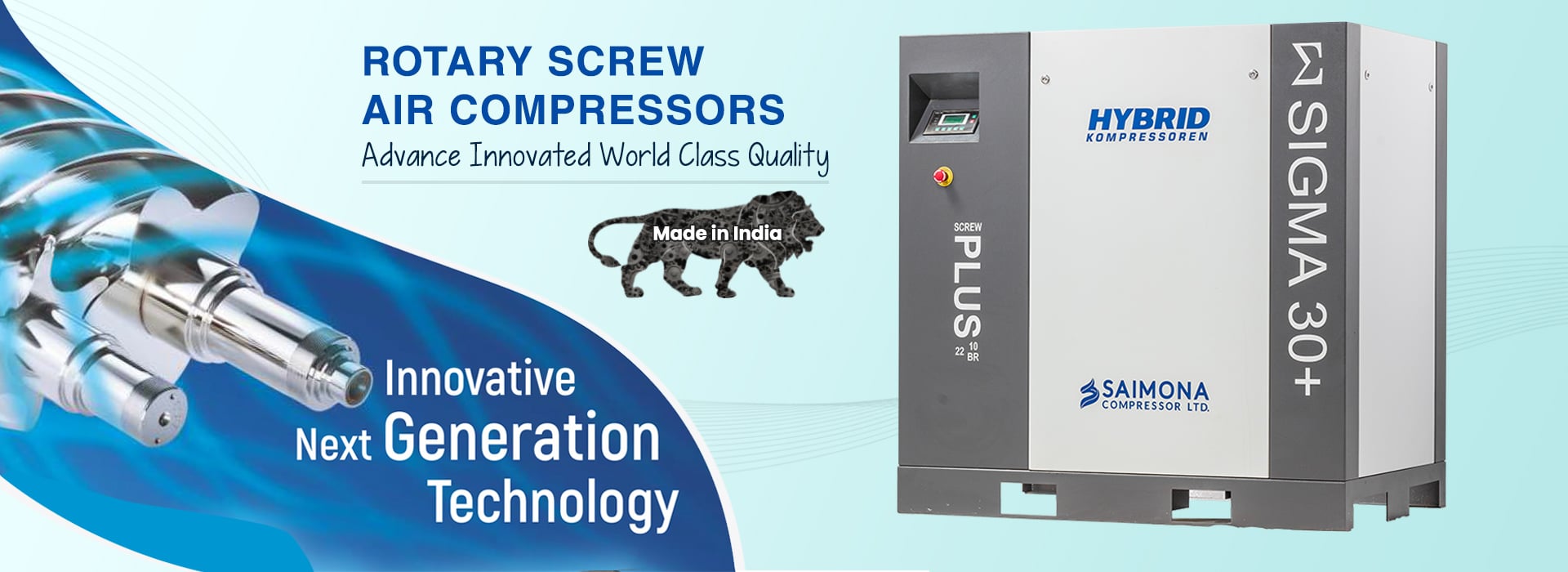 Rotary Screw Air Compressor Manufacturers in Rajasthan, India