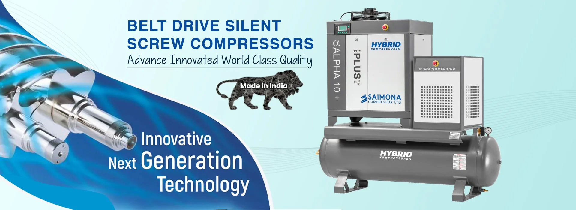 Belt Drive Silent Screw Compressors